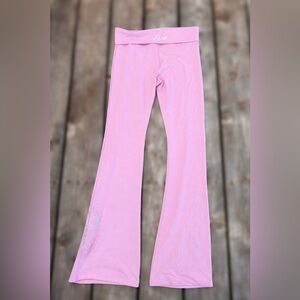 PINK Victoria's Secret Flared Leggings With Bling ✨